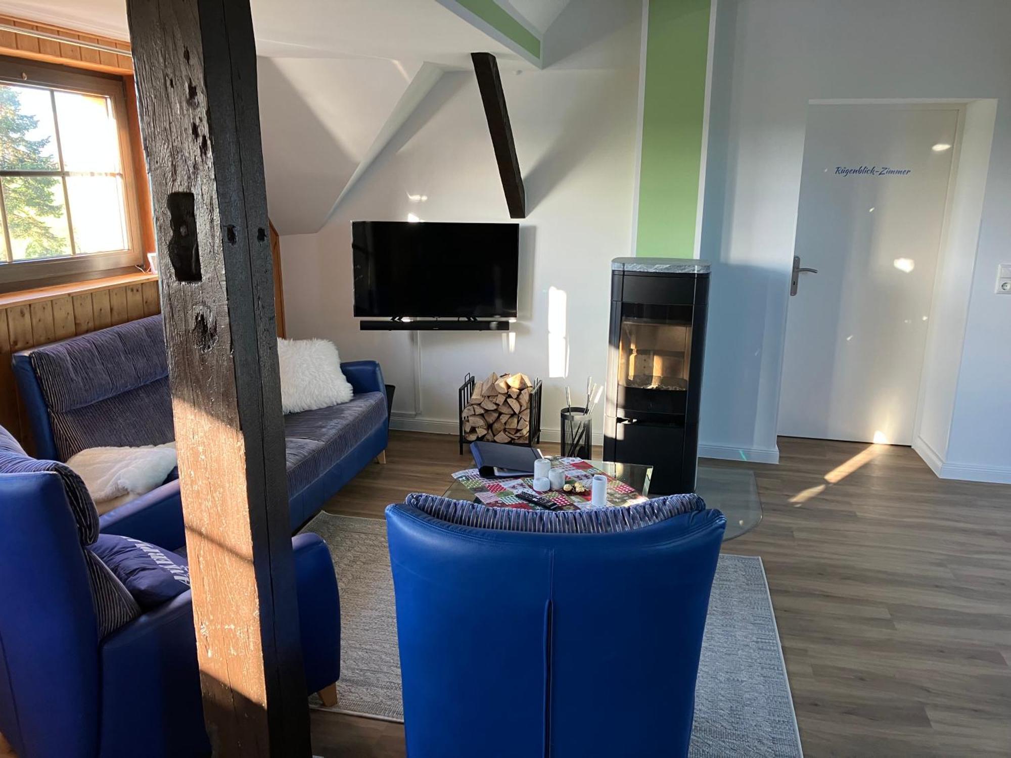 Grosse 4 Sterne Ferienwohnung Beim Boddenstrand Sundhagen-Niederhof Luaran gambar