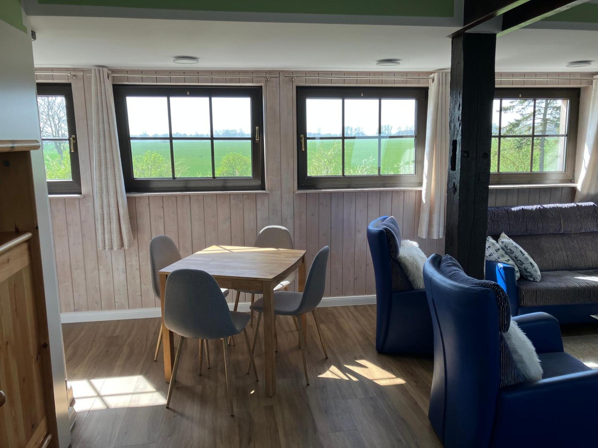 Grosse 4 Sterne Ferienwohnung Beim Boddenstrand Sundhagen-Niederhof Luaran gambar